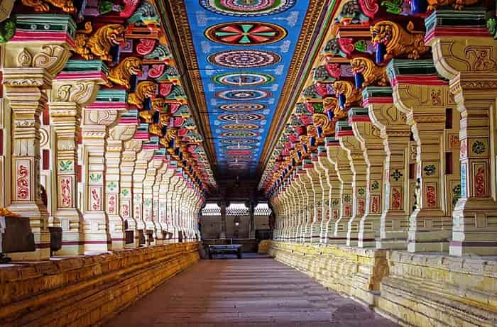 Corridor of Rameshwaram Temple