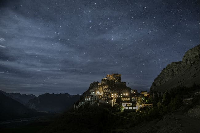 Key Monastery at Night