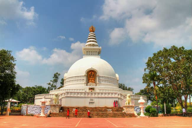 Vishwa Shanti Stupa at Rajgir
