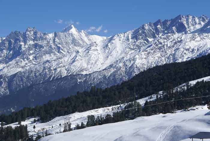 Snow Covered Hills of Auli