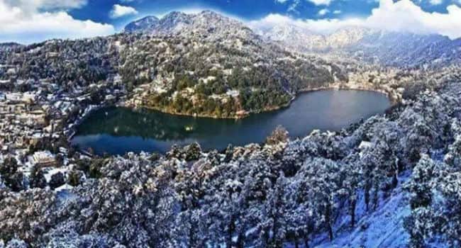 Naini Lake in winter