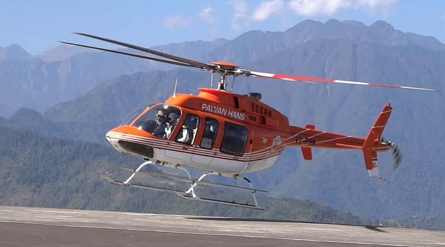 Ride Helicopter in Sikkim