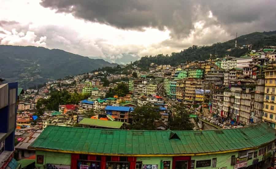 Shop in Lal Bazar sikkim-