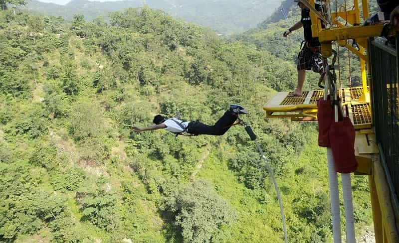 Bungee Jumping in Manali