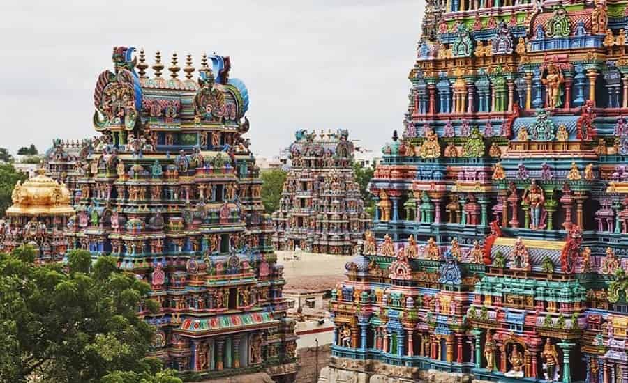 Meenakshi Amman Temple at Madurai, Tamil Nadu