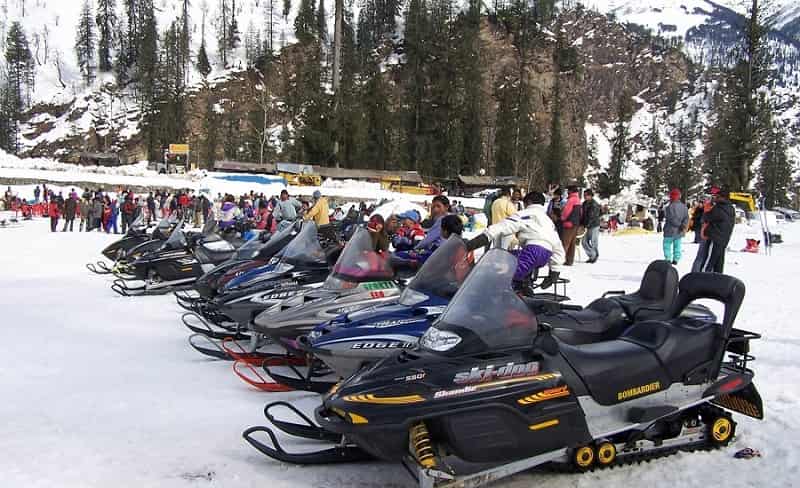 Snow Scooter in Manali