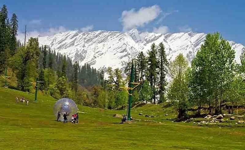 Zorbing In Manali