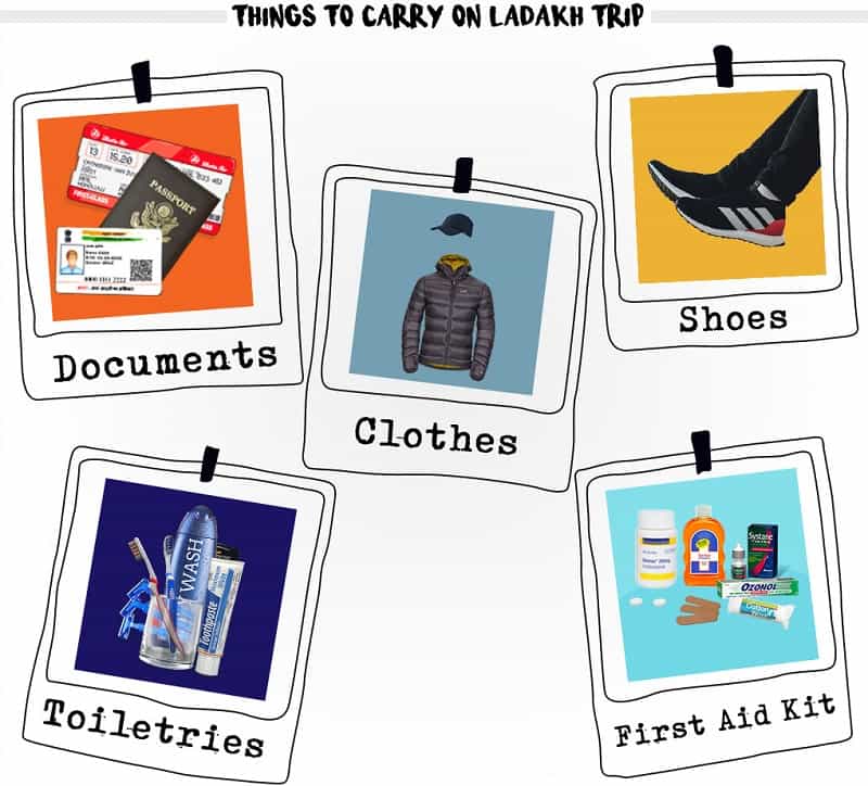 Things to Carry for Leh Ladakh