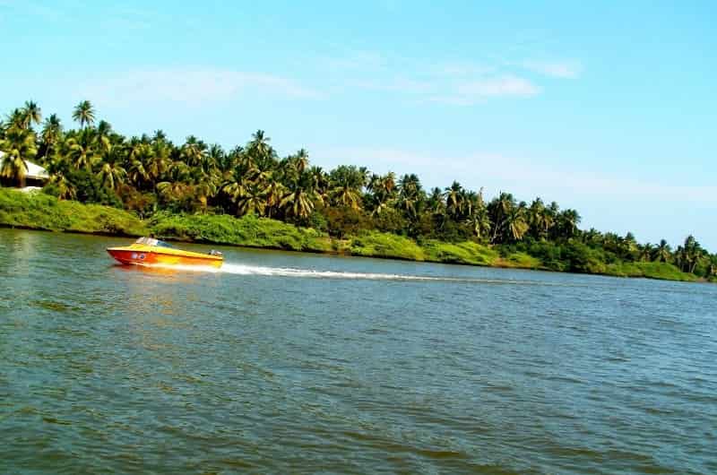 Boating En Route to Paradise Beach