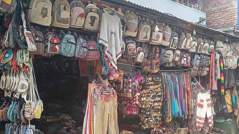 Shopping in Kasol