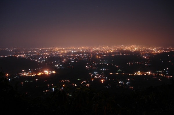 Dehradun city at night