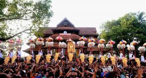 Thrissur Pooram Elephants Parade