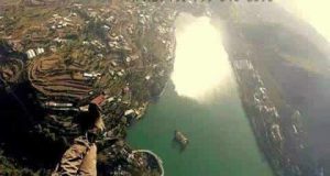 Aerial View of Bhimtal Lake