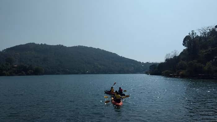 Kayaking in Naukuchiatal