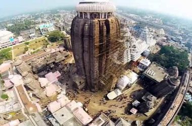 Puri Jagannath Temple Aerial View