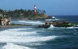 Lighthouse beach Kovalam