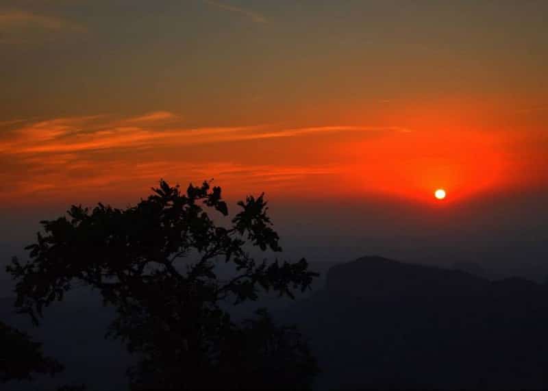 Sunset at Panchmarhi, Madhya Pradesh