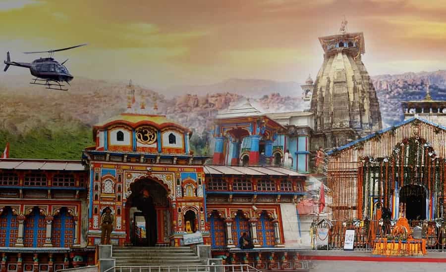 Do Dham Yatra by Helicopter